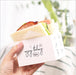 XZJMY 50 Pack Paper Take Out Containers,Mini Burger Boxes,Toast Holding Bread Tray, Sandwich Hot Dog Donut Egg Waffle Packaging Box for Take Out Food Containers (L-A)