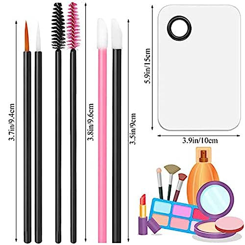 Vineen YHOME 230PCS Disposable Makeup Applicators Kit - Artist Supplies With Lip Brushes, Eyeliner Brushes, Mascara Wands, Hair Clips and Storage Box