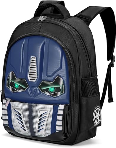 Ybaier Kids Backpack for School, Child Boys Bookbag, Kindergarten Elementary Toddler Bag Gift Ideas (Blue)