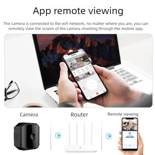 Onishe Wireless Security Camera for Home - 1080P HD Night Vision, Motion Detection, No Drill Magnetic Mount, Cloud & SD Storage, Works in Extreme Temperatures (-20°C~45°C)