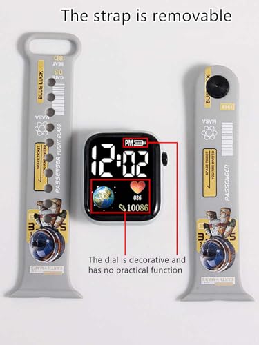Kids Digital Watches,Sports Life Waterproof LED Watche, Children's Cartoon Electronic Watches, Adjustable TPU Watches for Boys Girls Students Birthday & Holiday Gifts