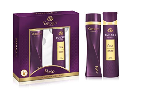 Yardley London Poise Perfumed Gift Set For Refined Woman - Eau De Parfum 100 ml + Body Spray 150 ml