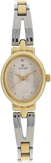 Karishma Analog Oval Watch for Women's - Two Toned