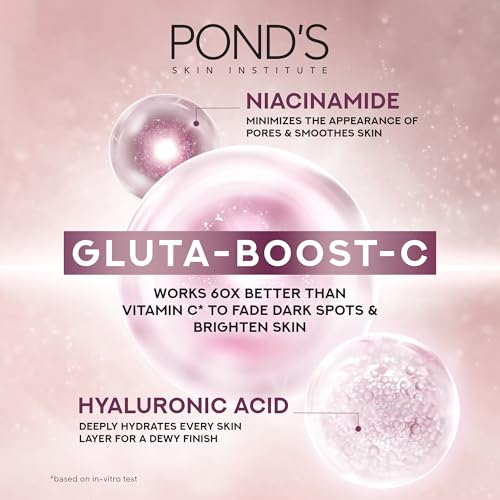 POND'S Bright Beauty Triple Glow Serum, with Niacinamide and Hyaluronic Acid, 30g