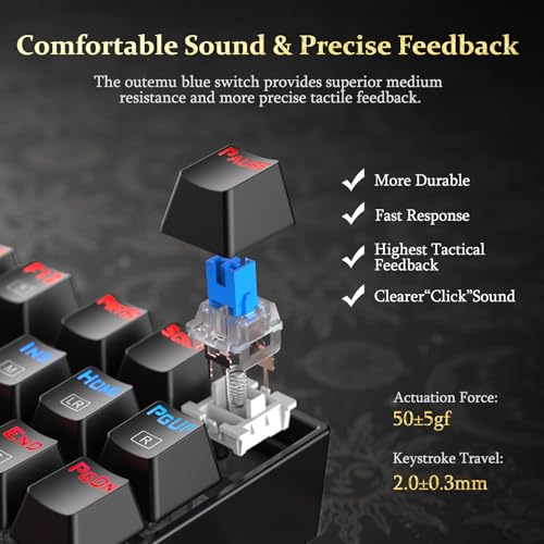 Redragon K552-Rgb Kumara Rgb Led Backlit Mechanical Gaming Keyboard (Black)