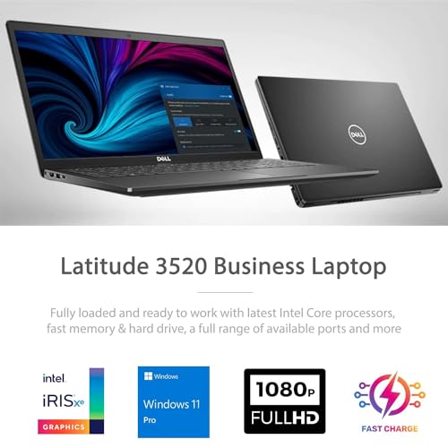 Dell Newest Business Laptop Latitude 3550, 15.6" FHD Display, Intel i7-13th GEN, 64GB RAM, 2TB SSD, Webcam, USB-C, HDMI, Wi-Fi 6, Windows 11 Pro, Black