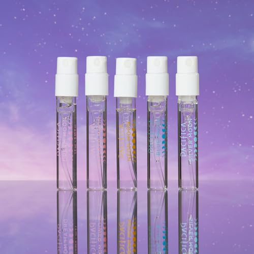 Pacifica Beauty, Moon Moods Spray Perfume Travel Size, Featuring Dream Moon Mini, 5 Scents, Fragrance Sampler Gift Set, Natural + Essential Oils, Clean, Vegan + Cruelty Free
