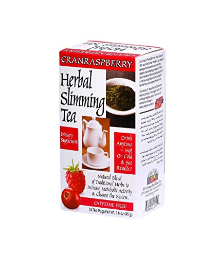 21st Century Herbal Slimming Tea - Cranrasberry 24 Bags