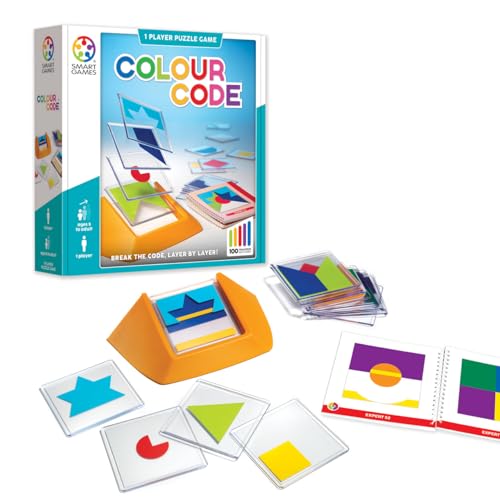 SmartGames Colour Code, Multicolour, 81115, Dimensions: 24 x 6,3 cm (LxWxH)