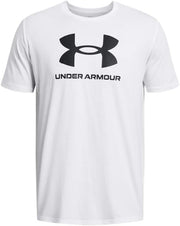 mens UA SPORTSTYLE LOGO UPDATE SS T-shirt - White