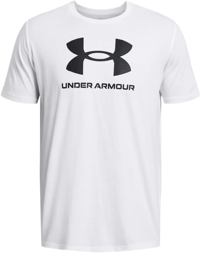 mens UA SPORTSTYLE LOGO UPDATE SS T-shirt - White