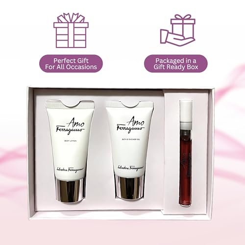 Salvatore Ferragamo Amo Women Mini Set edp 5 ml + bl 30 ml + bath & sg 30 ml