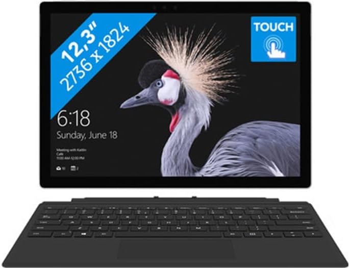 Microsoft Surface Pro 4 with Type Cover (Renewed) 4GB RAM / 128GB SSD Silver Pro4