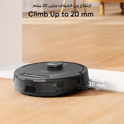 eufy L60 Hybrid Robot Vacuum Cleaner with Mop, Ultra Strong 5,000 Pa Suction to Remove Hair, Dust, iPath Laser Navigation, For Deep Floor Cleaning, Ideal for Hard Floors