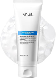 Hydrating Gentle Foaming Cleanser, Hyaluronic Acid, Glycerin, Zinc, Panthenol, Korean Face Wash for Dry Skin, for Double Cleansing, Korean Skincare (150ml/5.07fl oz.)