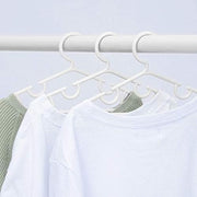 60 Pcs Nursery Hangers Plastic Children's Hangers for Baby Toddler Kids Clothes Coat - White, 27 x 14 cm