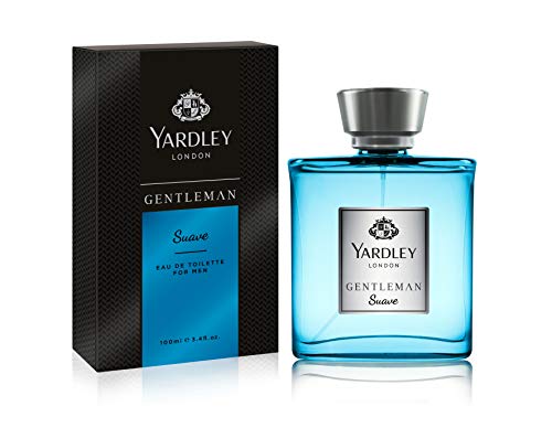 Yardley London Gentleman Suave Perfumed Gift Set - Eau De Parfum 100ml + Body Spray 150ml Fragrance With Aromatic-Woody-Spicy Notes For Chivalrous Man