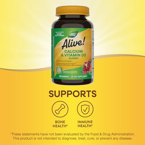 Nature'S Way Alive Calcium + D3 Gummies 60'S
