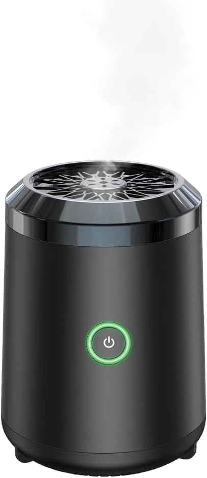 Green Lion Smart Bakhour Rechargeable Electric Car Incense Burner, USB-C Portable Mini Burner, Aluminum Alloy Design, Strong Power for Fast Burning, Long-Lasting Fragrance - Green
