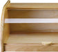 Billi Wooden Bread Box With Sliding Acrylic Lid Beige Wp-776