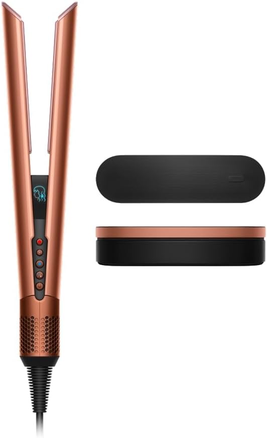 Airstrait Straightener (Ceramic Pink) 2 Years Dyson Warranty - Amber Silk