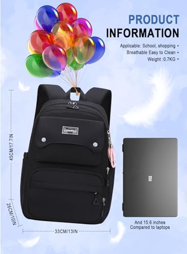 School Bag,Girl Backpack,Large Capacity Backpack Lightweight Waterproof School Backpack,Teen Girls Casual Backpack High Middle School Daypack Women Daily Travel
