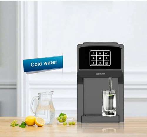 Green Lion Frosta 3 in 1 Ice Maker 5L, (Ice maker, Water dispenser, Ice crusher), 200W Rated Power, Touch control display, Ice-full indicator, Class I safety, EPS Insulation - Black