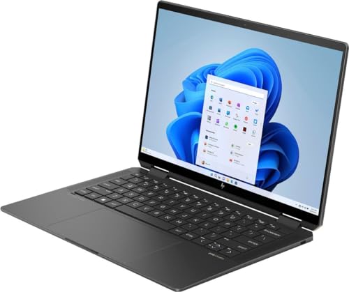 HP 2024 Spectre x360 2-in-1 14” 2880x1800 Touch Laptop 16-Core Intel Evo Core Ultra 7 155H Arc Graphics 16GB LPDDR5 1TB SSD Thunderbolt 4 WiFi AX BT Webcam BL KB Fingerprint WIN11(Upgraded)