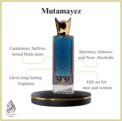 aabak al sahraa ??? ??????? Non- coholic Perfumes and Tola Set of 5 - Leil Malaki, Mutamayez, Shoumoukh, Silver Oud Tola and Rawae' Oud Tola - Luxury Fragrances for both Men and Women