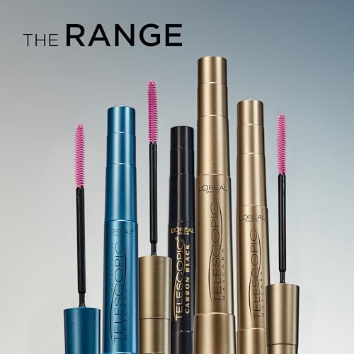L’Oréal Paris Makeup Telescopic Original Lengthening Mascara, Blackest Black, 0.27 Fl Oz (1 Count)