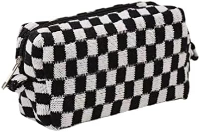 XPONNI Small cosmetic bag cute makeup bag y2k accessories aesthetic make up bag y2k purse cosmetic bag for purse, blue