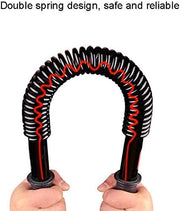 Power Twister Bar, Spring Heavy Fitness Bar, Shoulder And Chest Exercise Arm Strength Training Device for Men And Women, Home Gym Arm Machine