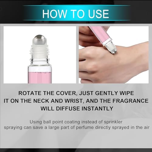 Women Pheromone Perfume - Phero Perfume Long -lasting and Addictive Personal Roll-on Pheromone Perfume Cologne Oil Fragrance for Women to Attract Men Cupid Pheromones Perfume Venom Love for Women
