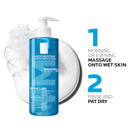 La Roche-Posay Effaclar Acne Foaming Cleansing Gel for Oily and Acne Prone Skin 400ml