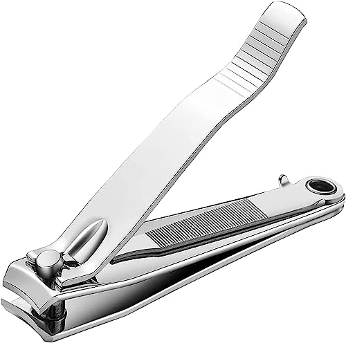 Saeed Arabzon™ Heavy Duty Stainless Steel Nail Clippers Nail Cutter Grooming Tool - Pack Of 1: Durable, Safe, Hygienic For–Kids, Men And Women, Clean And Smooth Cuts, Easy Home Manicure And Pedicure.