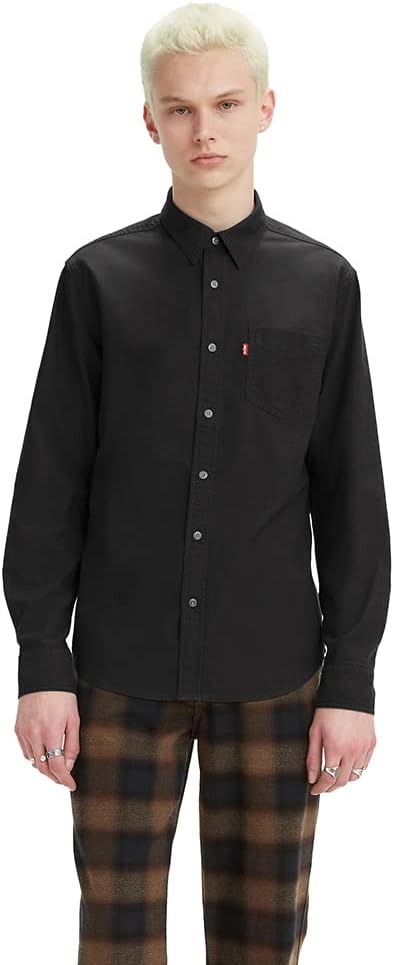 Men's 85748-0059 Classic 1 Pocket Standard Shirt, Blue, S – image 4