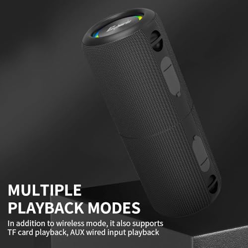 2 in 1 Portable Splittable Bluetooth Speaker, Waterproof Split Wireless Speaker Bluetooth V5.3 with 20W Loud Stereo Sound, 24H Playtime, True Wireless Pairing for Home, Outdoor or Travel