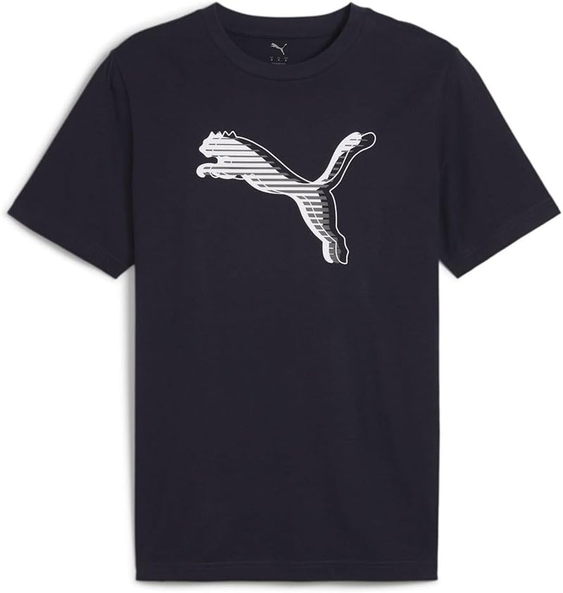 Mens GRAPHICS Cat Logo Tee Sportstyle Core (pack of 1) - New Navy