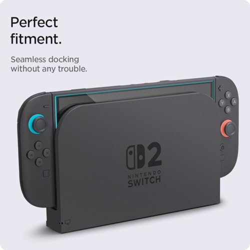 Spigen GLAStR EZ FIT designed for Nintendo Switch 2 (2025) Screen Protector Premium Tempered Glass - 2 Pack