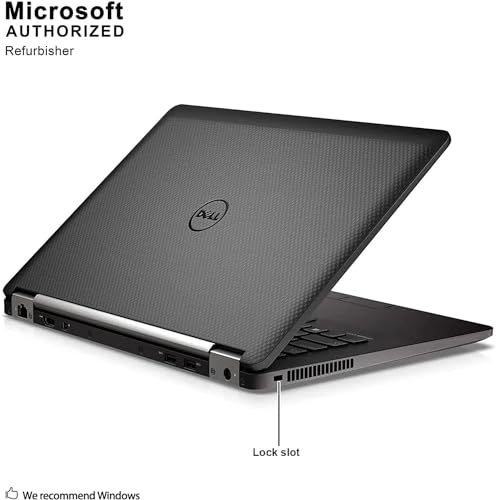 Dell Latitude E7470 14in Laptop, Core i5-6300U 2.4GHz, 8GB Ram, 256GB SSD, Windows 10 Pro 64bit (Renewed)