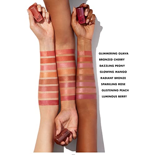 e.l.f. Monochromatic Multi Stick Eyes Lips Cheeks, Dazzling Peony,0.155 Ounce 81346, 4.4 g (Pack of 1)