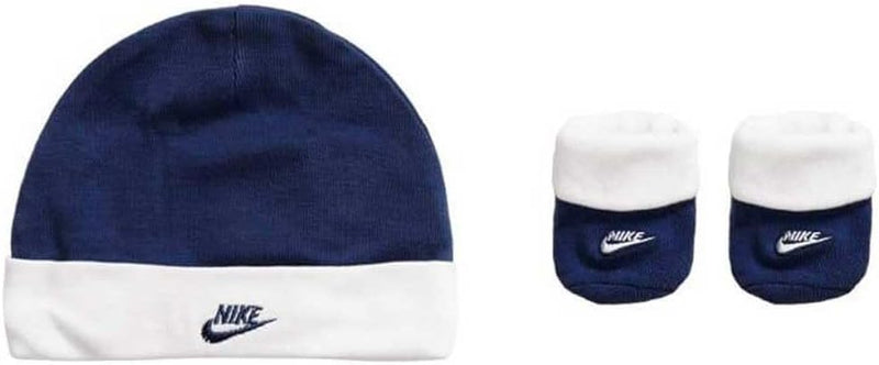 Nike Baby Futura Hat and Booties 2 Piece Set (Multicolour, 0-6 Months)