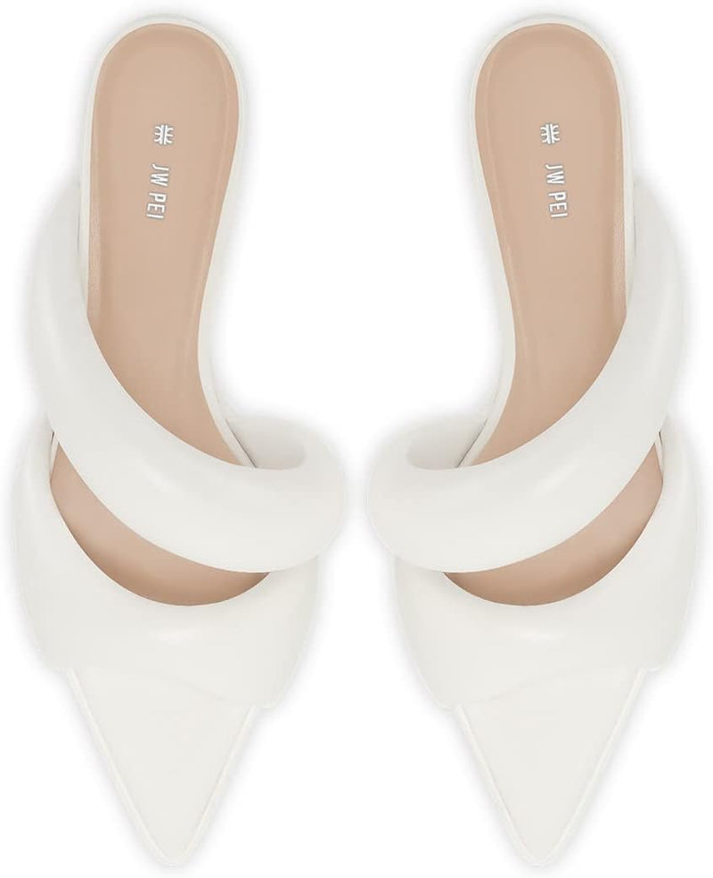 JW PEI Women's Sara Mule Heeled Sandals