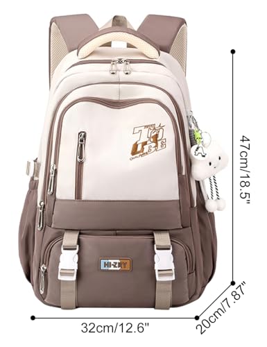 SellerFun Versatile Backpack Girls Boys Middle School Laptop Bag Water Resistant Daypack
