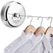 XBLDS Retractable Clothesline, 304 Stainless Steel Clothes Line Dryer with Heavy Duty Adjustable Stainless Steel Rope String for Hanging Drying Bathroom, Laundry, Hotel, Indoor & Outdoor, 2.8M
