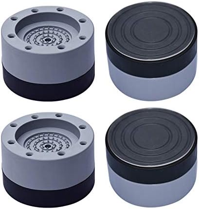 3.5cm/6cm/8cm Shock and Noise Cancelling Washing Machine Support,Washer and Dryer Anti-Vibration Pads, Washing Machine Foot Pads for All Washing Machine