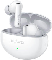 FreeBuds 6i, Intelligent Dynamic ANC 3.0, Punchy Bass, Fast Charging, Longer Listening, Distraction-Free Calling, IP54 Sweat- and Water-resistance, Dual-Device Connection, White - White