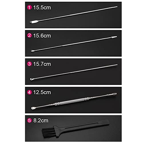 SUNNEEN Earwax Remover 23PCS Earwax Removal Kit Ear Pick Set Earwax Remover Spoon Ear Care Tools for Ear Massage Adult Earpick Ear Picker with LED Light ear care kit