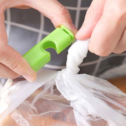 12pcs Food Bags Squeeze Clips, Push-To-Slip Non-Slip Food Bag Clips, Reusableeasy to Squeeze and Lock Spring Seal Bag Clips for Food Storage Suitable for Dried Fruit Food Sandwich Bread Storage