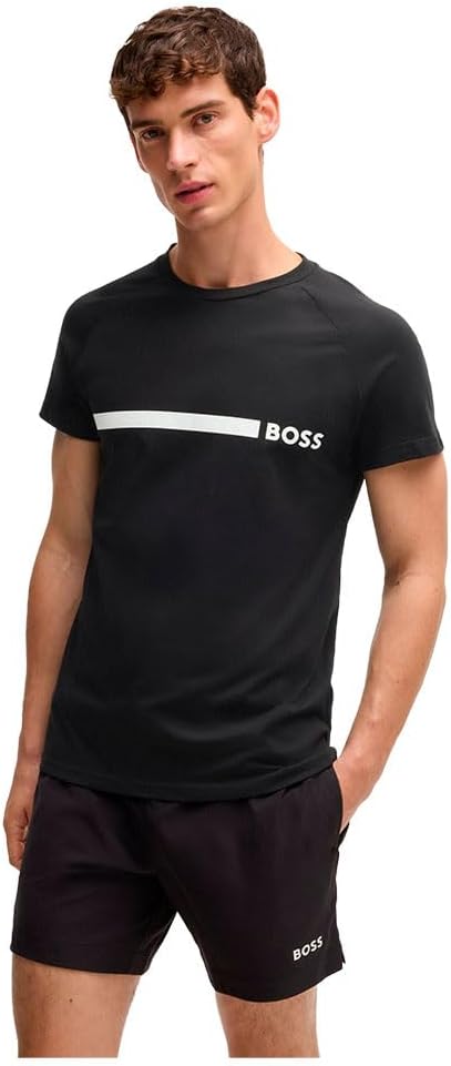 BOSS Men's T-Shirt Rn Slim Fit Beach